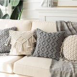 The Boho Romance Macramé Pillow Cover Collection