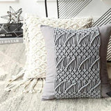 The Boho Romance Macramé Pillow Cover Collection