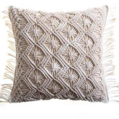 The Boho Romance Macramé Pillow Cover Collection