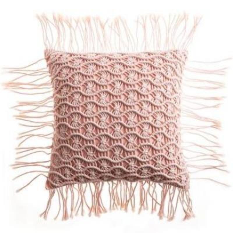 The Boho Romance Macramé Pillow Cover Collection