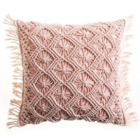 The Boho Romance Macramé Pillow Cover Collection