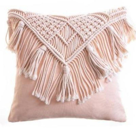 The Boho Romance Macramé Pillow Cover Collection