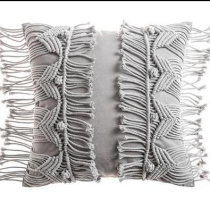 The Boho Romance Macramé Pillow Cover Collection