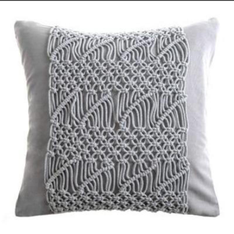 The Boho Romance Macramé Pillow Cover Collection