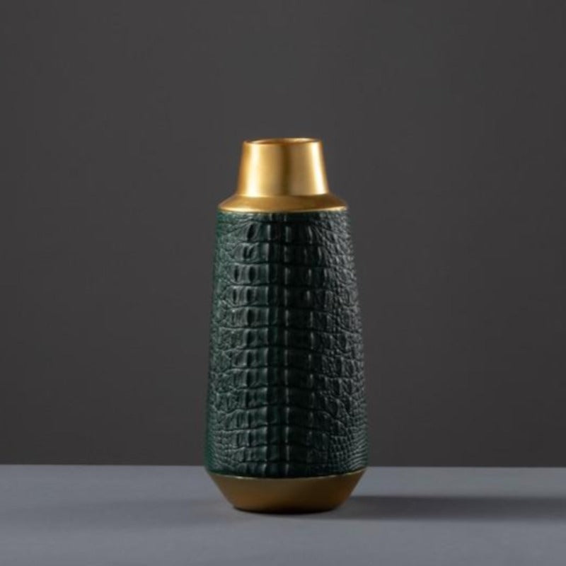 The Emerald Crocodile Vase