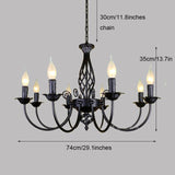 Black Chandeliers Modern Indoor Chandelier