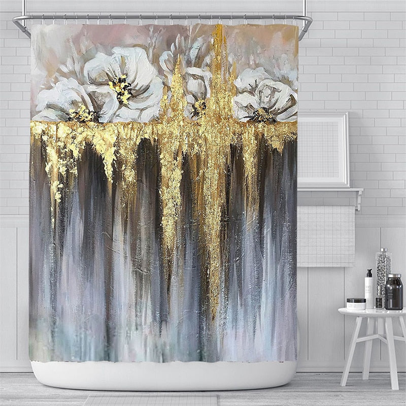 Maua Floral Shower Curtains