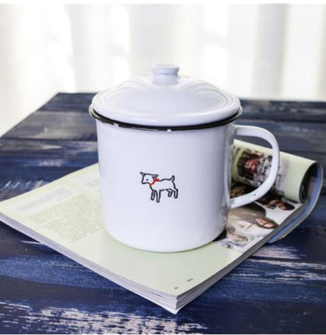 Joelle Enamel Coffee Mugs