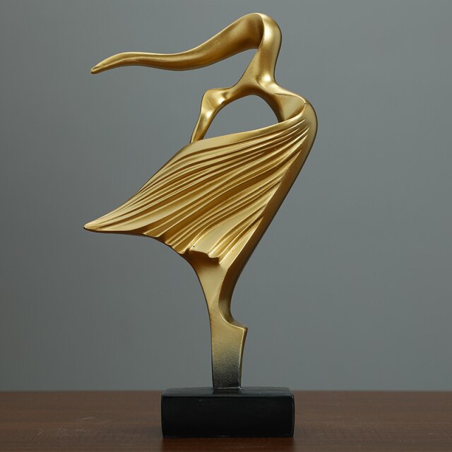 Willa Windswept Girl Statue