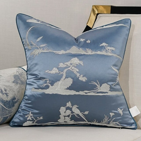 Billowy Blue Pillow Cover Collection