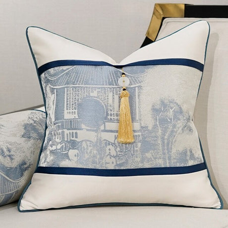 Billowy Blue Pillow Cover Collection