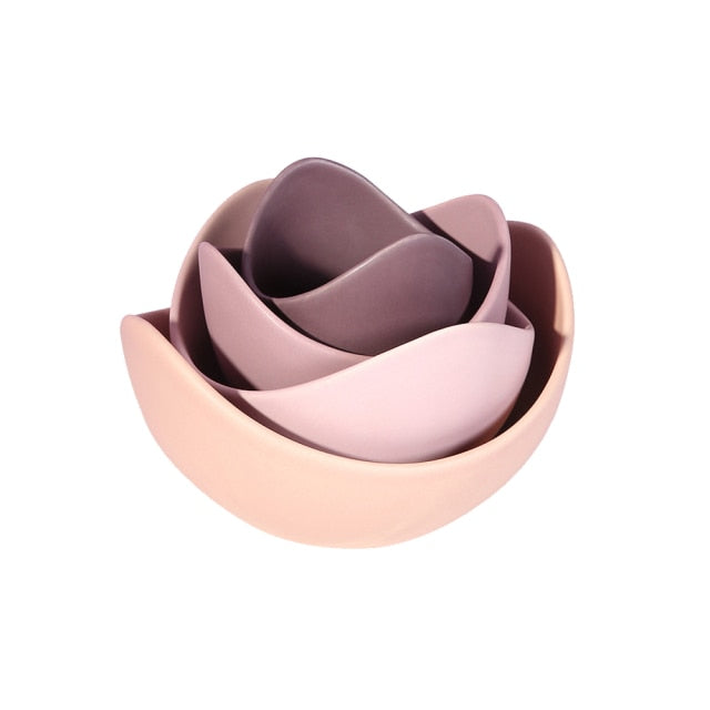 Lotus Flower Ceramic Bowls