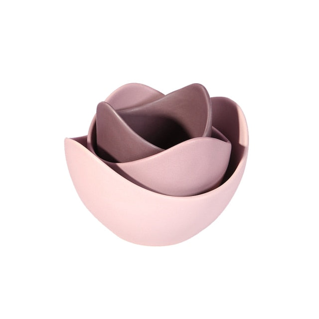 Lotus Flower Ceramic Bowls