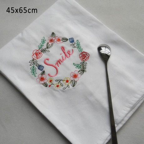 Happiness Embroidered Table Napkins