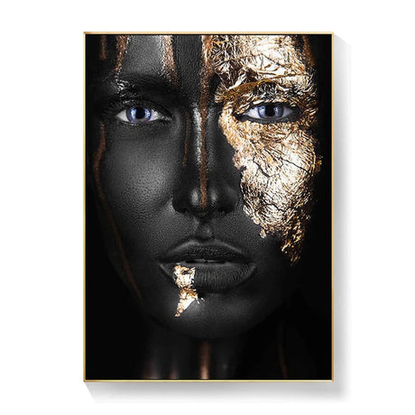 Woman in Gold Canvas Print