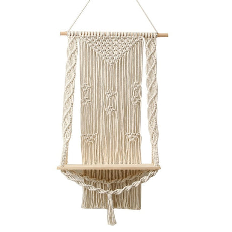 Amon Boho Macrame Shelf