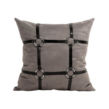 Edwina Faux Leather Pillow Collection