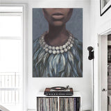 Beauty in Pearls Hand Painted Canvas