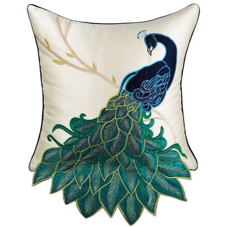 Belle Peacock Pillow Cover