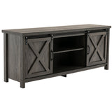 Farmhouse Barn Door TV Stand