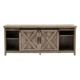 Farmhouse Barn Door TV Stand