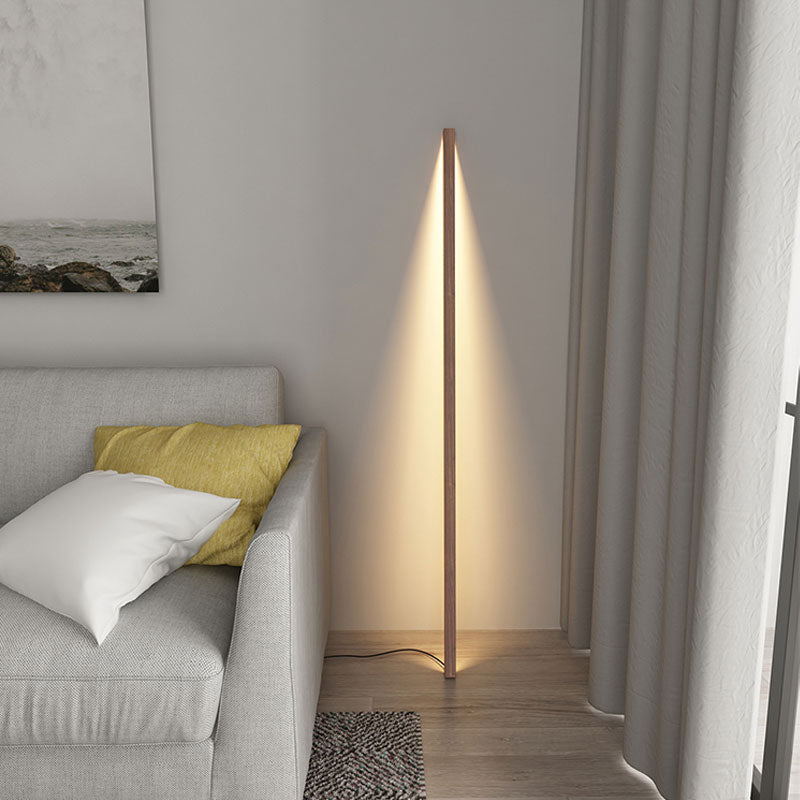 Wooden Standing Lamp Pole