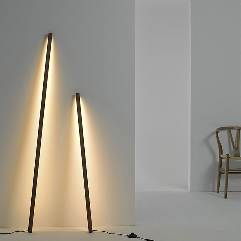 Wooden Standing Lamp Pole
