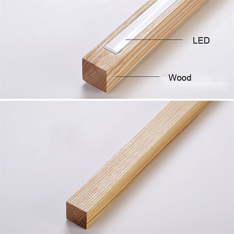 Wooden Standing Lamp Pole