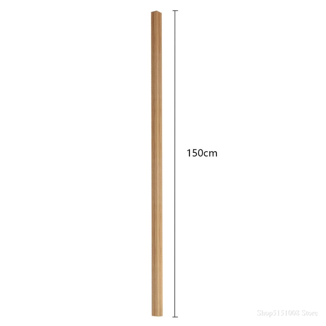 Wooden Standing Lamp Pole
