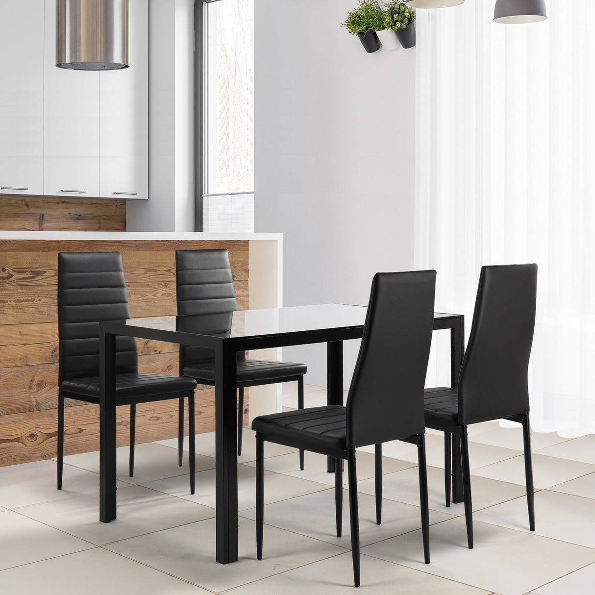 5 Piece Dining Table & Chair Set