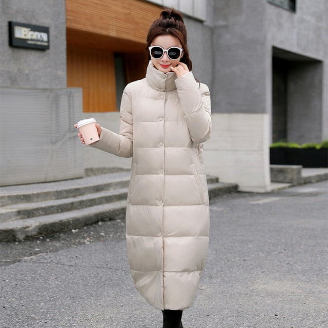 Stand up collar Cotton Padded Coat