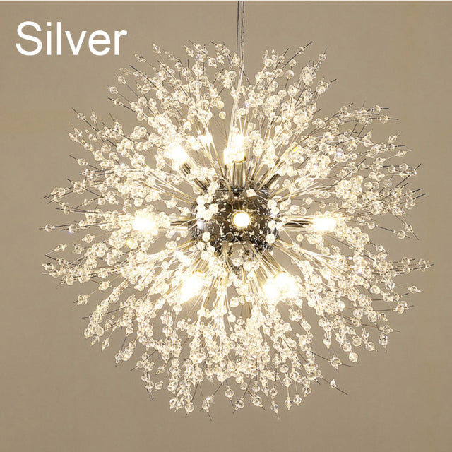 Modern Crystal Dandelion Chandelier