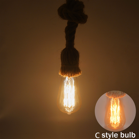 Industrial Vintage Style Hemp Cord Covered Power Cord With EU Plug Switch E27 Bulb Lamp Holder Cord Sets 3 Heads Chandelier