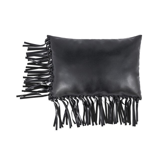 Maciano Faux Leather Pillow Cover