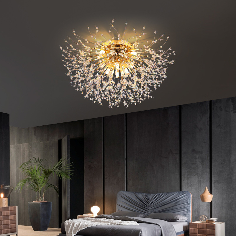 Modern Dandelion Crystal LED Chandelier