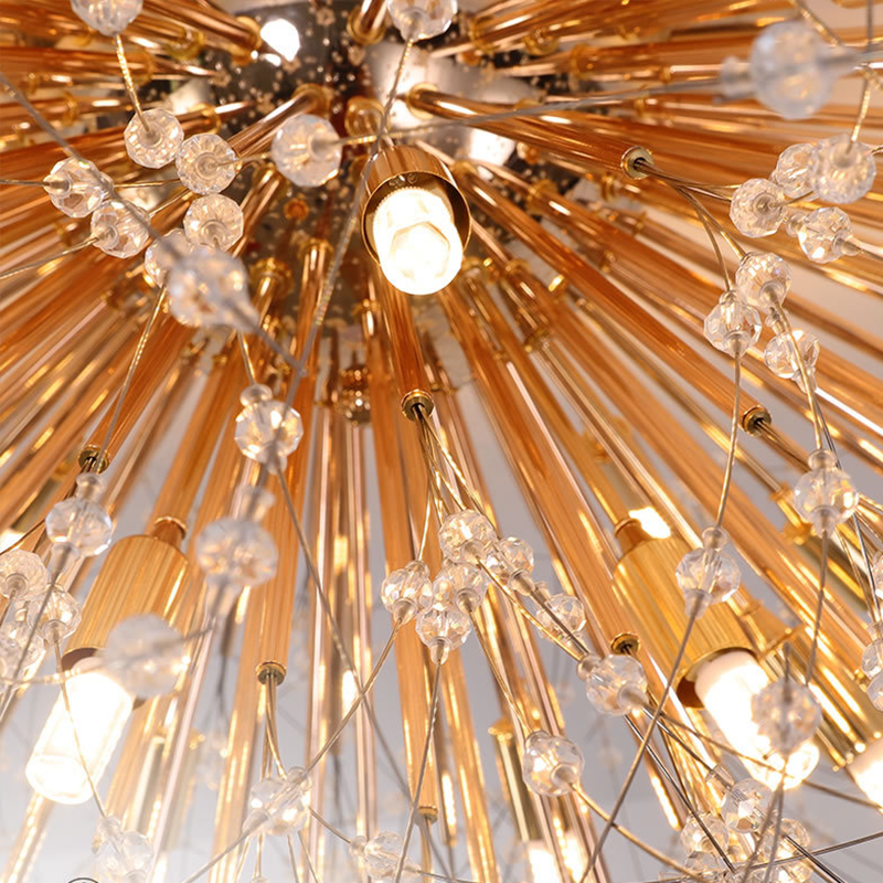 Modern Dandelion Crystal LED Chandelier