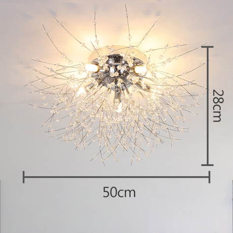 Modern Dandelion Crystal LED Chandelier