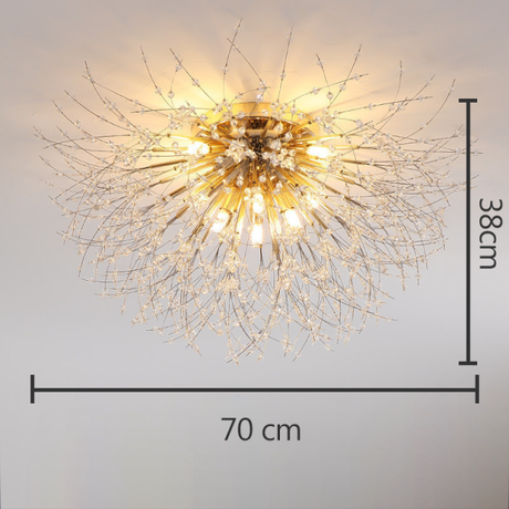 Modern Dandelion Crystal LED Chandelier