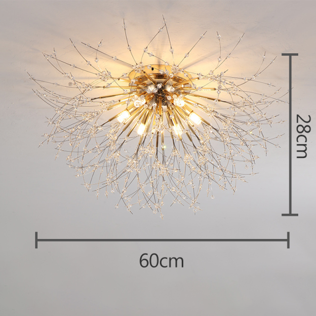 Modern Dandelion Crystal LED Chandelier