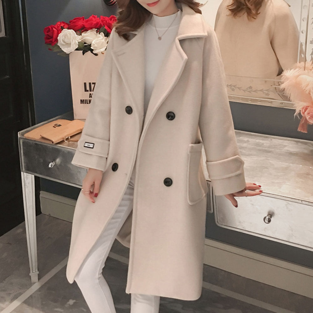 Patchwork Elegant Casual Temperament Coats