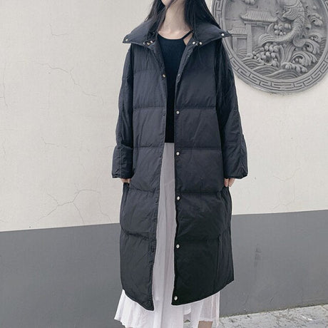 Solid Color  Stand Vintage Warm Coats