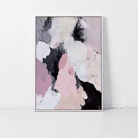 Pink Nebula Hand Painted Canvas