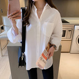 Oversize Loose Cotton Casual Blouse