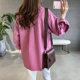 Oversize Loose Cotton Casual Blouse