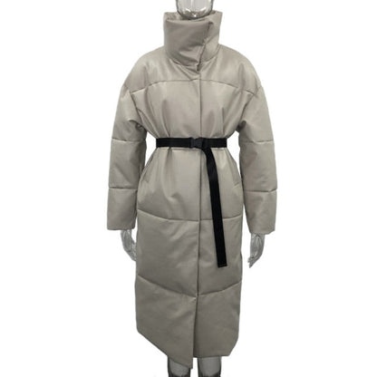 Straight Loose Elegant Pockets Cotton Coats