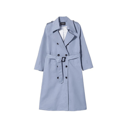 Trench Double Breasted Slim Trench Coat