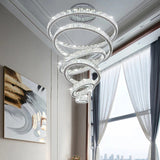 Luxury Modern Ring Crystal LED Chandelier