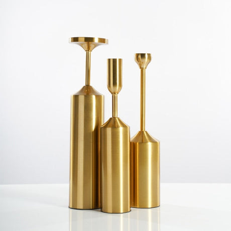 Moments in Gold Candle Holders
