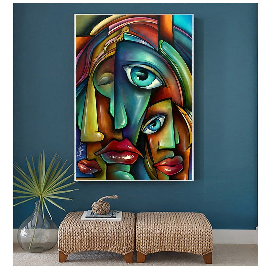 Distorted Canvas Print