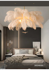 Feather Light Pendant Feathers LED Chandelier